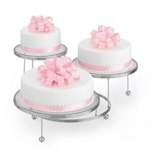Wilton 2010 Three Tier Cake Stand Connecting Tiers New In Box